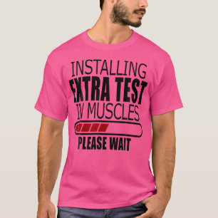 Funny Test Testosteron Therapie Trt Gym Bodybuildi T-Shirt