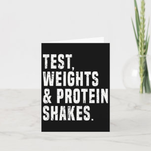 Funny Testosteron Test Steroid Spaß Bodybuilding Karte