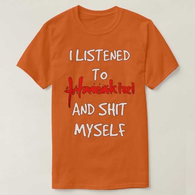 Funny Text Design T-Shirt (Design vorne)