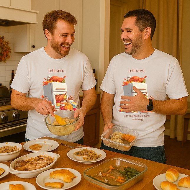 Funny Thanksgiving Leftovers Food Lovers T-Shirt (Von Creator hochgeladen)