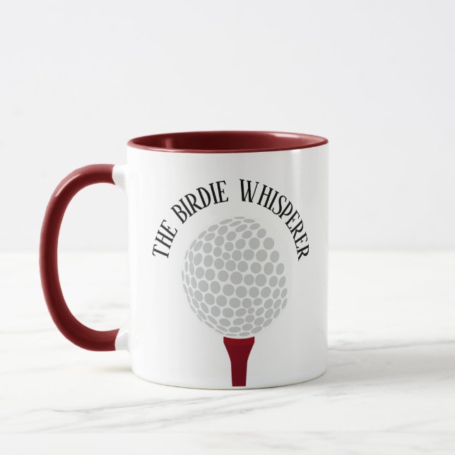 Funny The Birdie Whisperer Golf Ball T-Shirt Tasse (Links)
