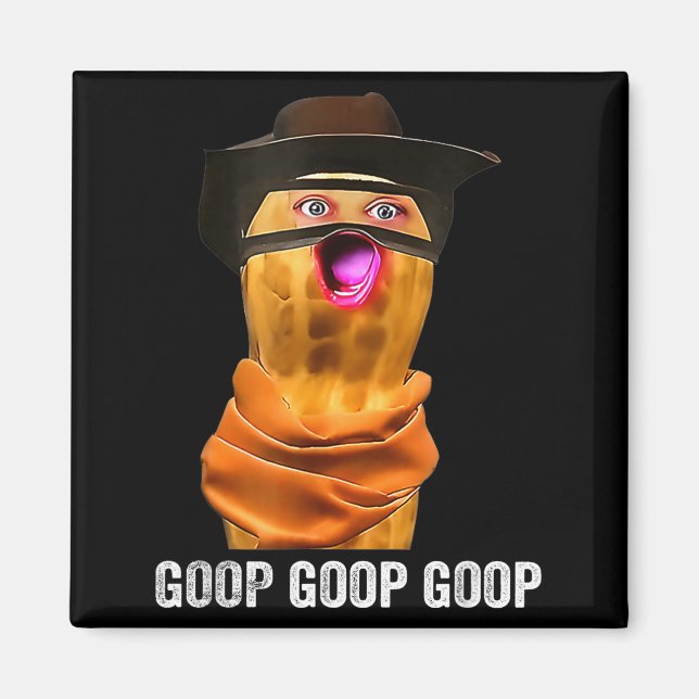 Funny The Burnt Peanut Goop Bungulator  Magnet (Vorne)