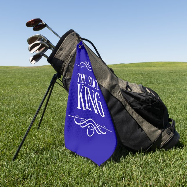 Funny the Slice King Golfhandtuch (Gras)