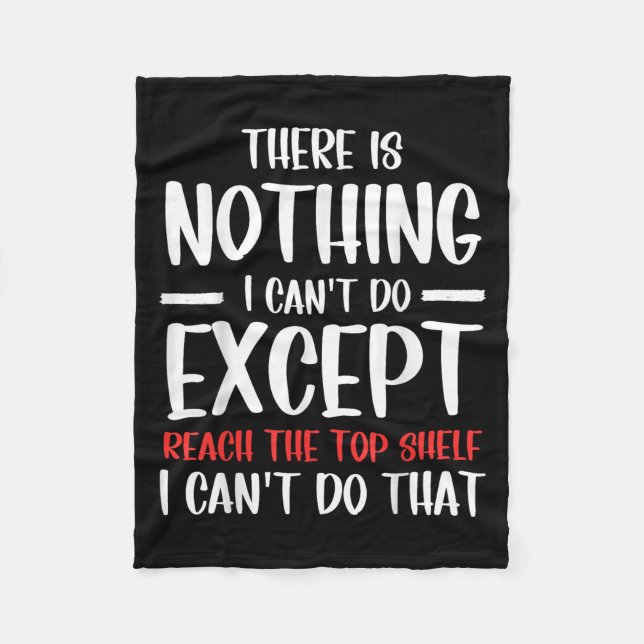 Funny There Is Nothing I Can't Do Except Reach The Fleecedecke (Vorderseite)