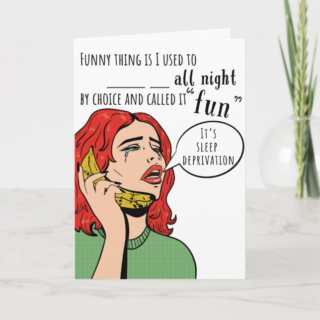 Funny Thing ist ... - Funny Mother's Day Card Karte (Vorderseite)