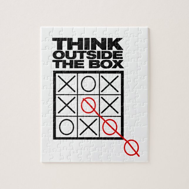 Funny Think außerhalb der Box (Vertikal)