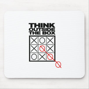 Funny Think außerhalb der Box Mousepad