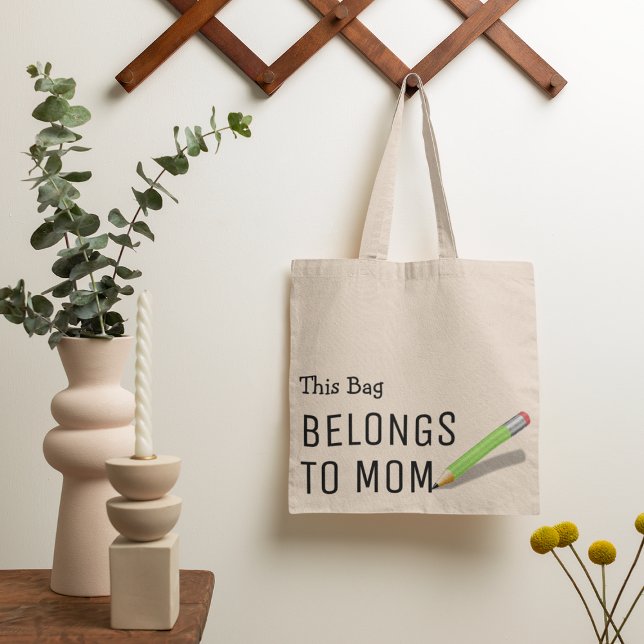 Funny 'This Bag gehört zur Mama' Gift Tragetasche (Von Creator hochgeladen)