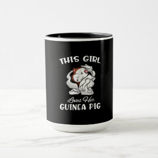 Funny this Girl Lieben ihre Guinea Pig Niedliches Tasse