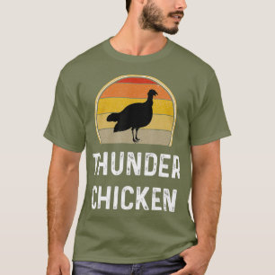 Funny Thunder Huhn Türkei Hühner Jagd Geschenk T-Shirt