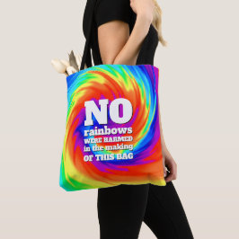 Funny TieDye No Rainbows wurden gequält ... Tasche
