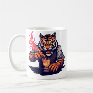 Funny Tiger Bartender T-Shirt | Gift for Bartender Kaffeetasse