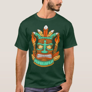 Funny Tikis 2022 Hawaiian Costume Halloween Costum T-Shirt