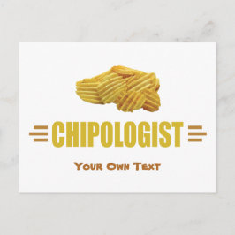 Funny Title for a Potato Chips Lover Postkarte