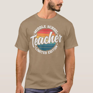 Funny Title Professionals Middle School Lehrer T-Shirt
