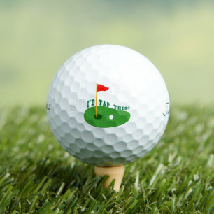 Funny Titleist Golf Balls - 'I d Stich This' Pun Golfball