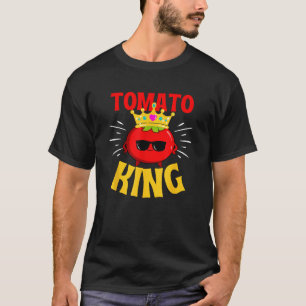 Funny Tomato King Vater Gemüsegärten T-Shirt