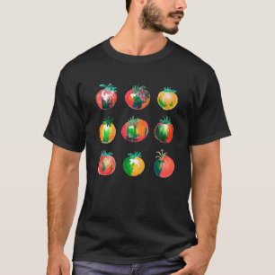 Funny Tomato Pun Hand Gezeichnet Tomaten Wasserfar T-Shirt