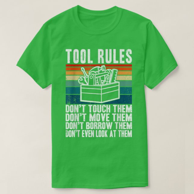 Funny Tool Rules Automechanik T-Shirt (Design vorne)