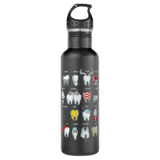 Funny Tooth entwirft Zahnzähne Dental Edelstahlflasche