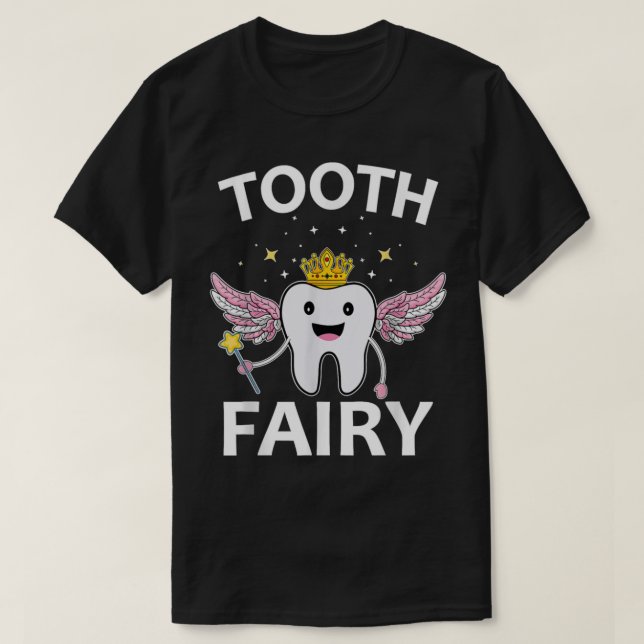 Funny Tooth Fairy Halloween-Kostüm T-Shirt (Design vorne)