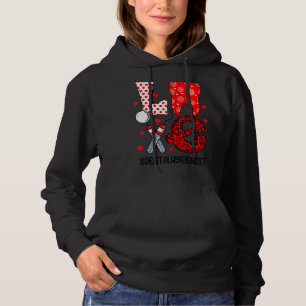 Funny Tooth Liebe Zahnarzt Zahnarzt Valentin Hoodie