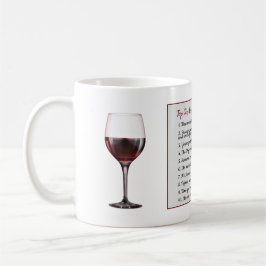 FUNNY Top 10 Gründe, Wein trinken ADD TEXT Kaffeetasse