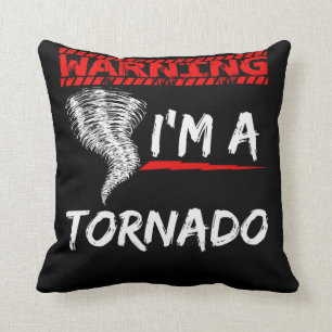 Funny Tornado Boys Girls Meteorologe Kissen