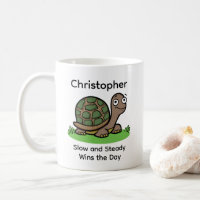 Funny Tortoise Langsamer und stetiger Individuelle