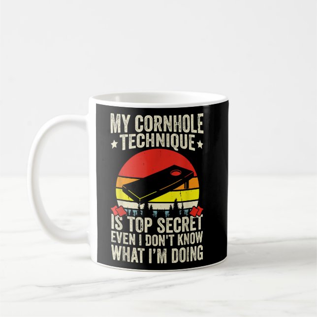 Funny Toss Game Cornloch Kaffeetasse (Links)