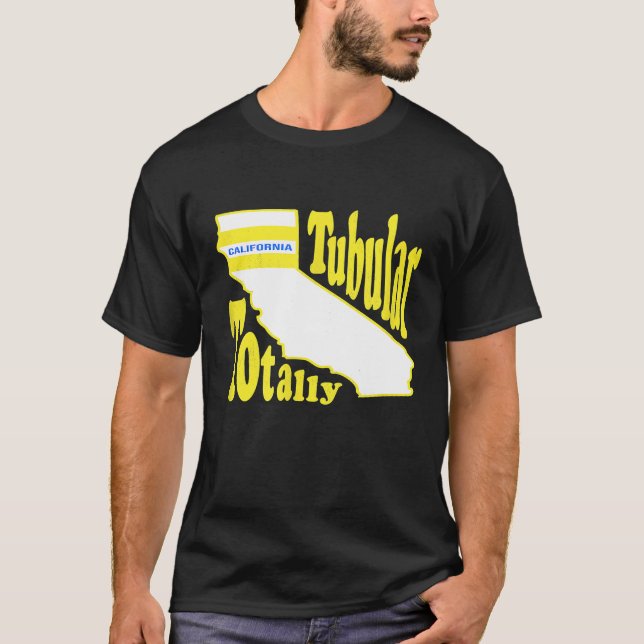 Funny Totular Tubular California Retro Tube Sock T-Shirt (Vorderseite)