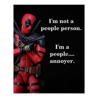 Funny Toy Fotografy Anti-Hero Poster