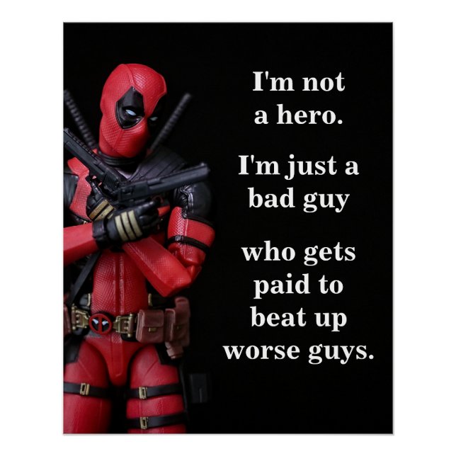 Funny Toy Fotografy Anti-Hero Poster (Vorderseite)