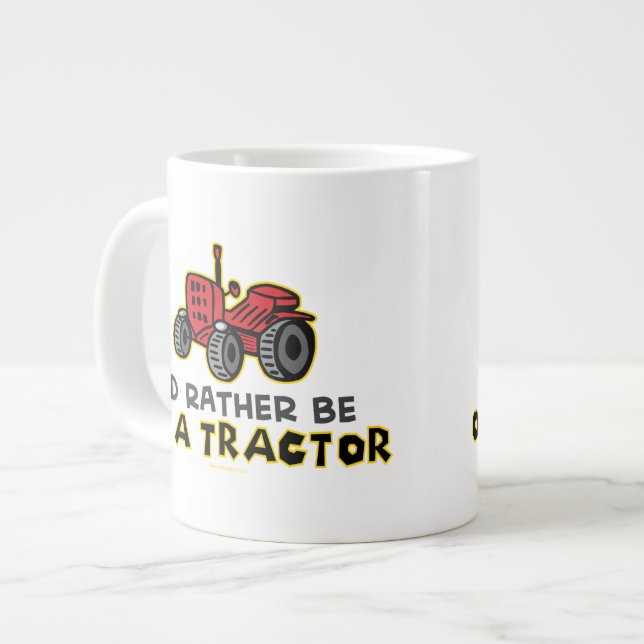 Funny Tracker Jumbo-Tasse (Vorderseite Links)