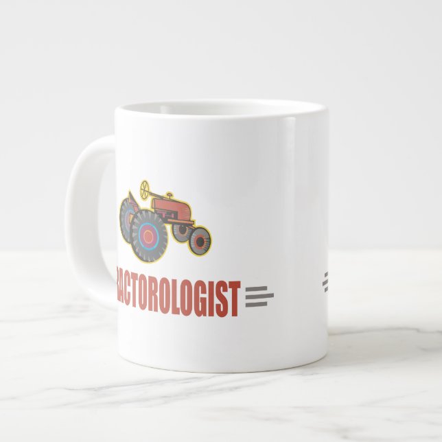 Funny Tracker Jumbo-Tasse (Vorderseite Links)