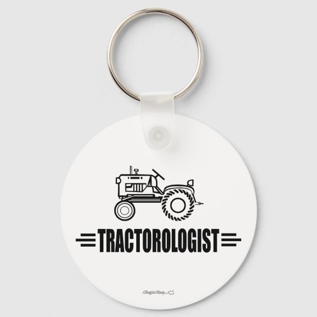 Funny Tractor Schlüsselanhänger (Vorderseite)