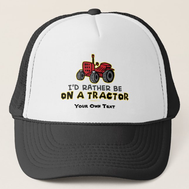 Funny Tractor Truckerkappe (Vorderseite)