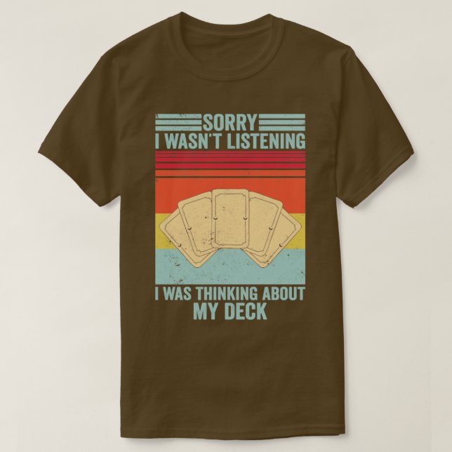 Funny Trading Card Game TCG Retro dachte über Abo  T-Shirt (Design vorne)