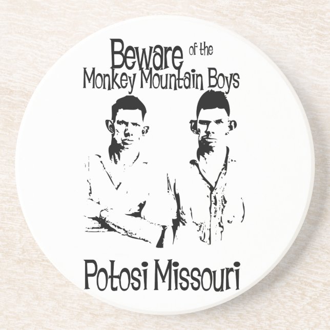 Funny Trailer Park Dessous de verre Sandstone (Devant)