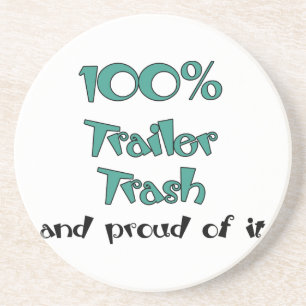 Funny Trailer Park Sandstone Untersetzer