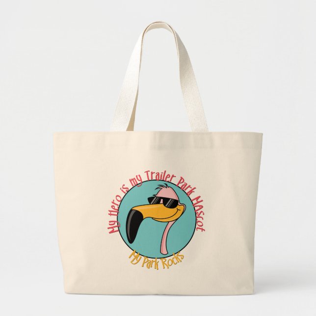 Funny Trailer Park Shirts und Geschenke Jumbo Stoffbeutel (Vorne)