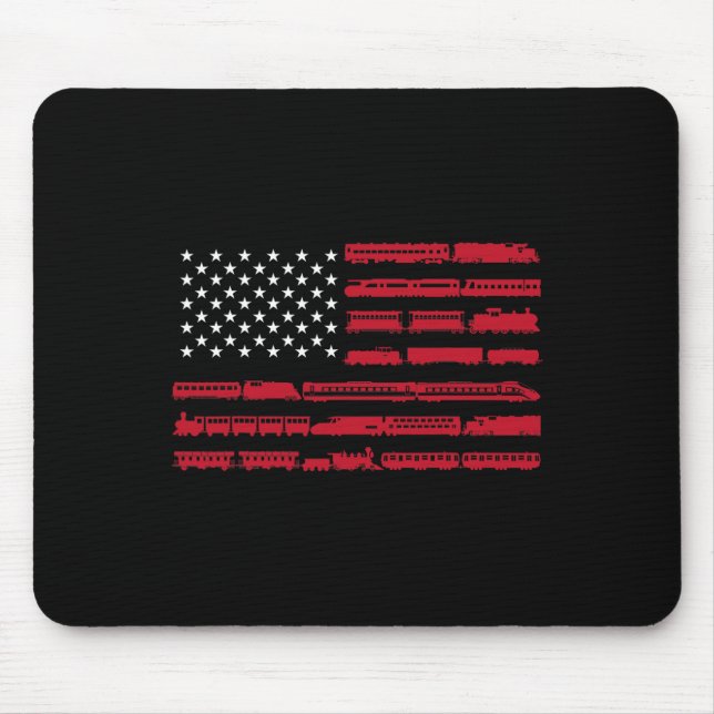Funny Train Collector Gift Erwachsene Leiter Model Mousepad (Vorne)