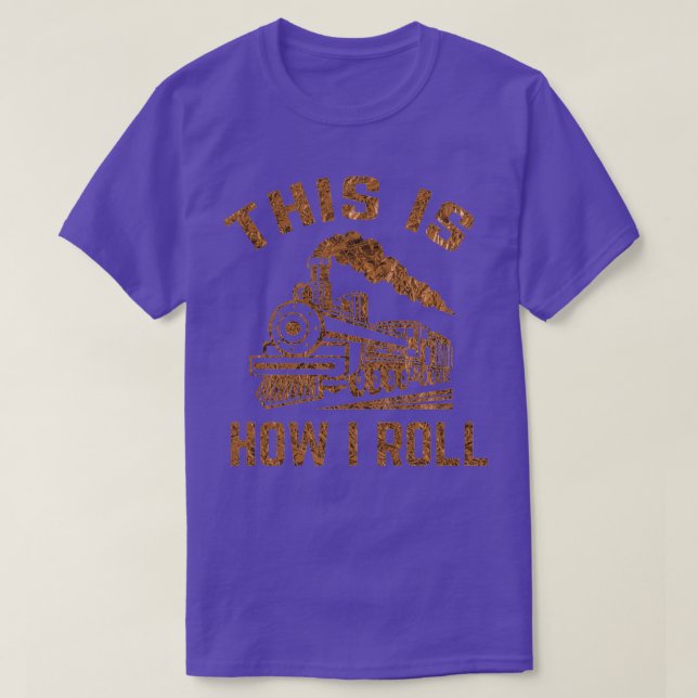 Funny Train Conductor Train Watching Geschenk 16 T-Shirt (Design vorne)