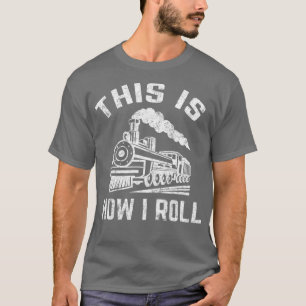 Funny Train Conductor Train Watching Geschenk 6 T-Shirt