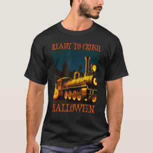Funny Train Wagon Railroad Halloween Kostümjäger T-Shirt