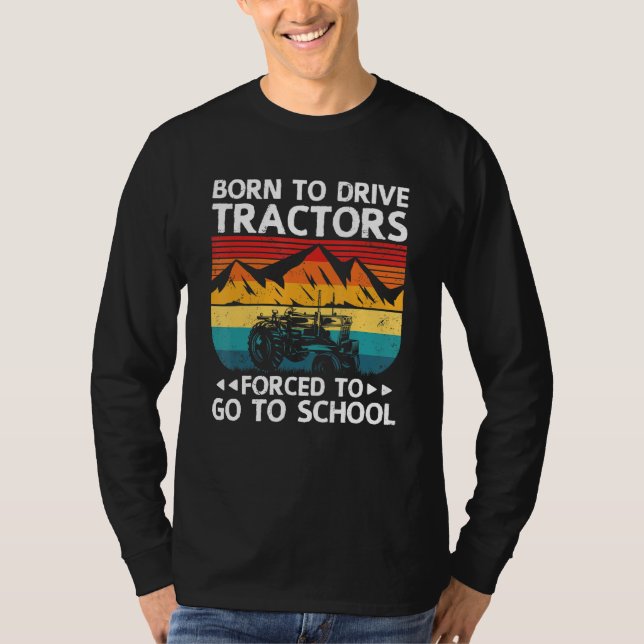 Funny Traktor Grafik für Mädchen und Jungen Trakto T-Shirt (Vorderseite)