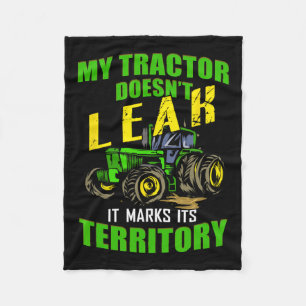 Funny Traktor - Mein Traktor läuft nicht aus Fleecedecke