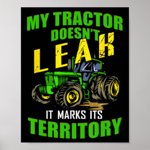 Funny Traktor - Mein Traktor läuft nicht aus Poster