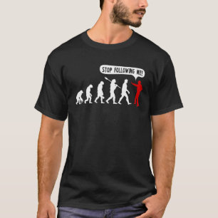 Funny Transformation der Affen Evolution Stopp fol T-Shirt