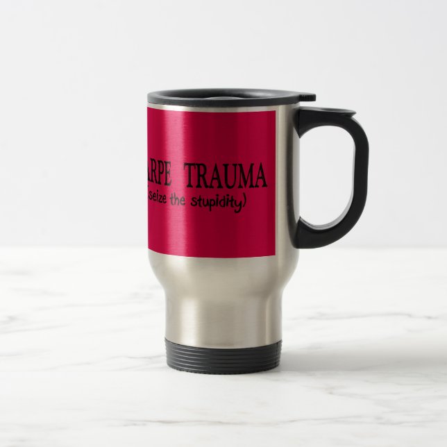 Funny Trauma infirmière médecin Mugs Magenta (Droit)